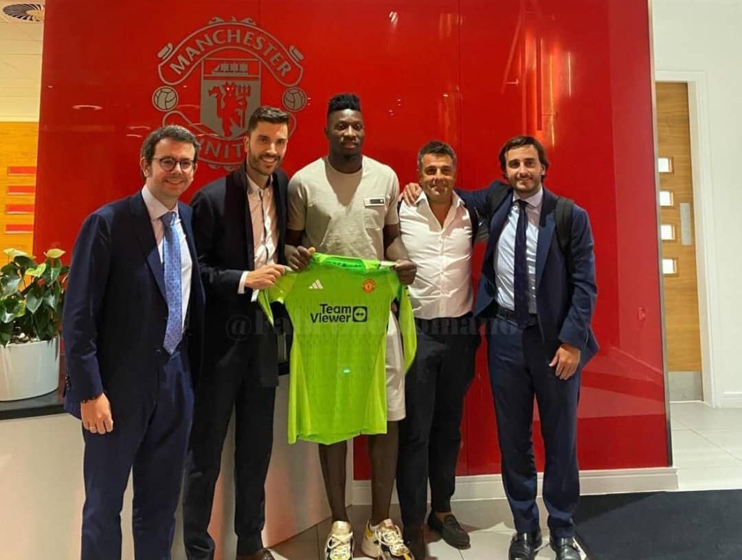 ANDRE ONANA SIGNE A MANCHESTER UNITED POUR PRES DE 36 MILLIARDS DE FRANCS CFA
